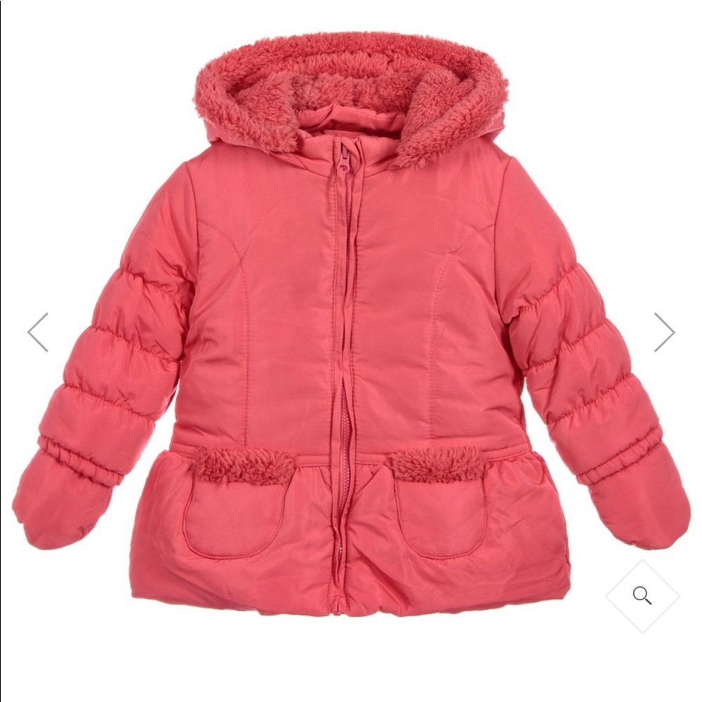 Losan Baby Girls Pink Padded Coat